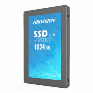 Disque dur Hikvision SSD 2.5" Capacité 1024GB Interface SATA III Vitesse d'écriture jusqu'à 500 MB/s Longue durée de vie Idéal pour la vidéosurveillance